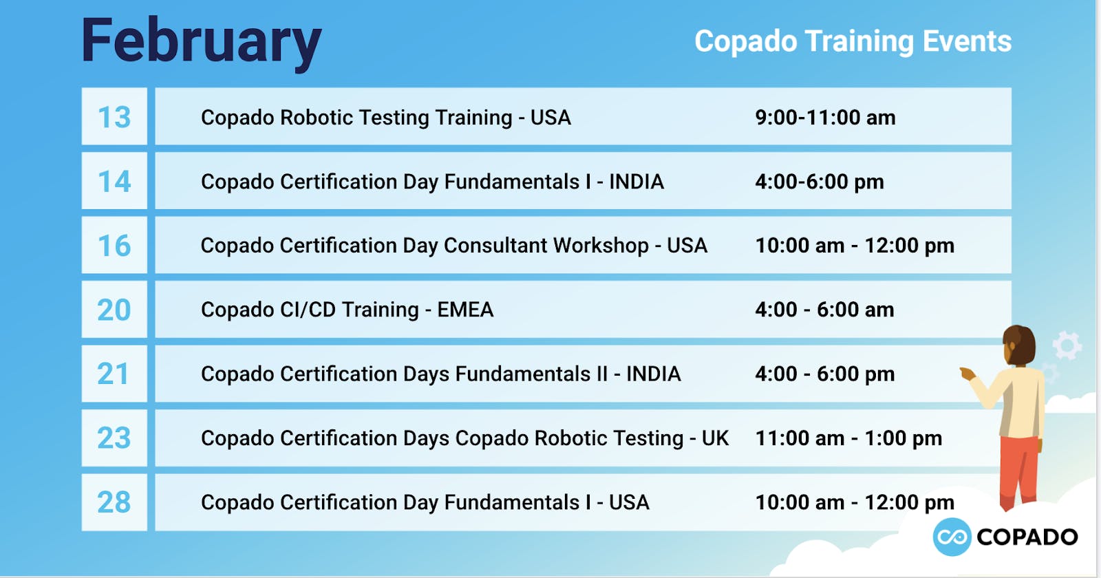 Upcoming February Certification Workshops