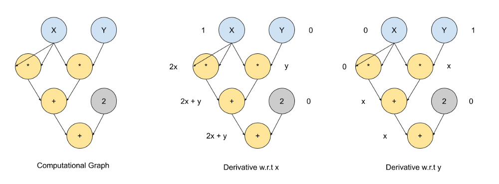 Sample auto diff representation