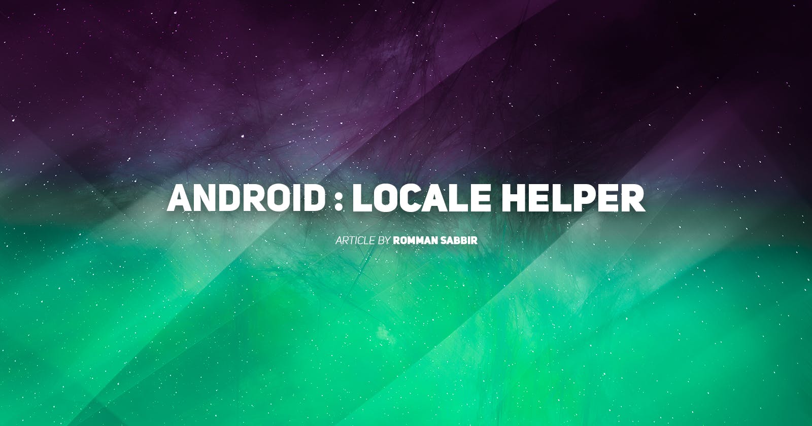 Android (Kotlin) : Locale Helper