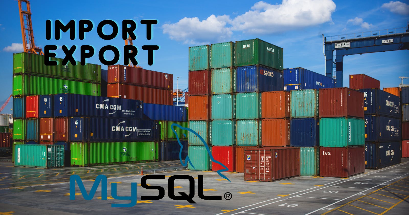 Importing and Exporting Data in MySQL