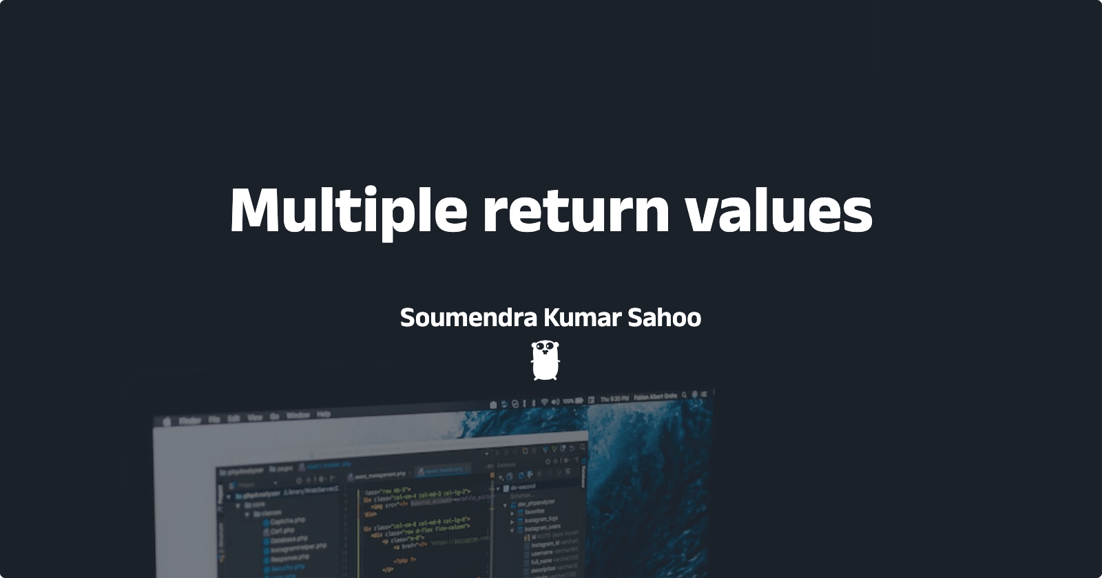 Multiple return values from a function
