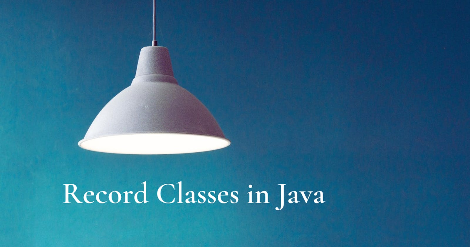 Record classes in Java