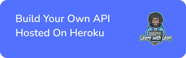 38.Build Your Own API Hosted On Heroku