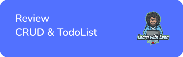 43.Review CRUD & TodoList