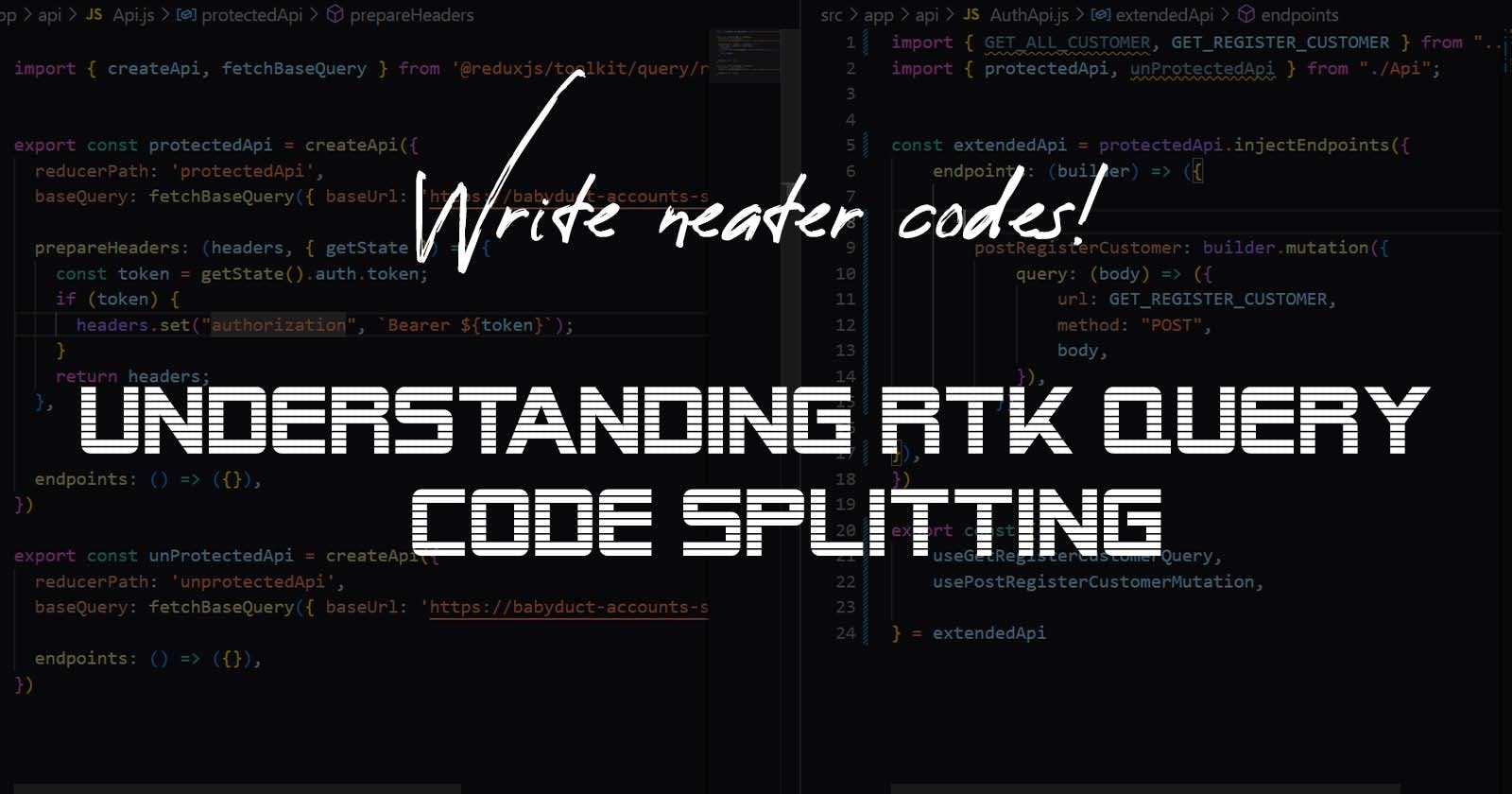 Redux toolkit Query Code Splitting