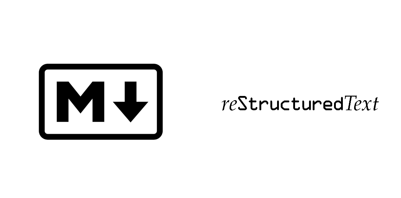 Markdown vs reStructured Text