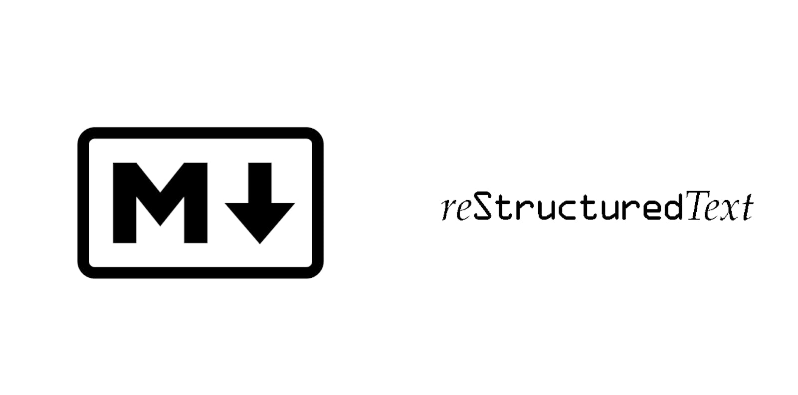 Markdown vs reStructured Text