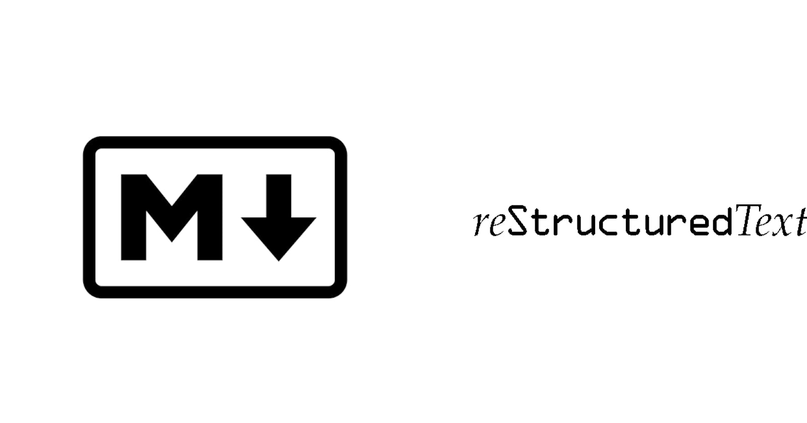 Markdown vs reStructured Text