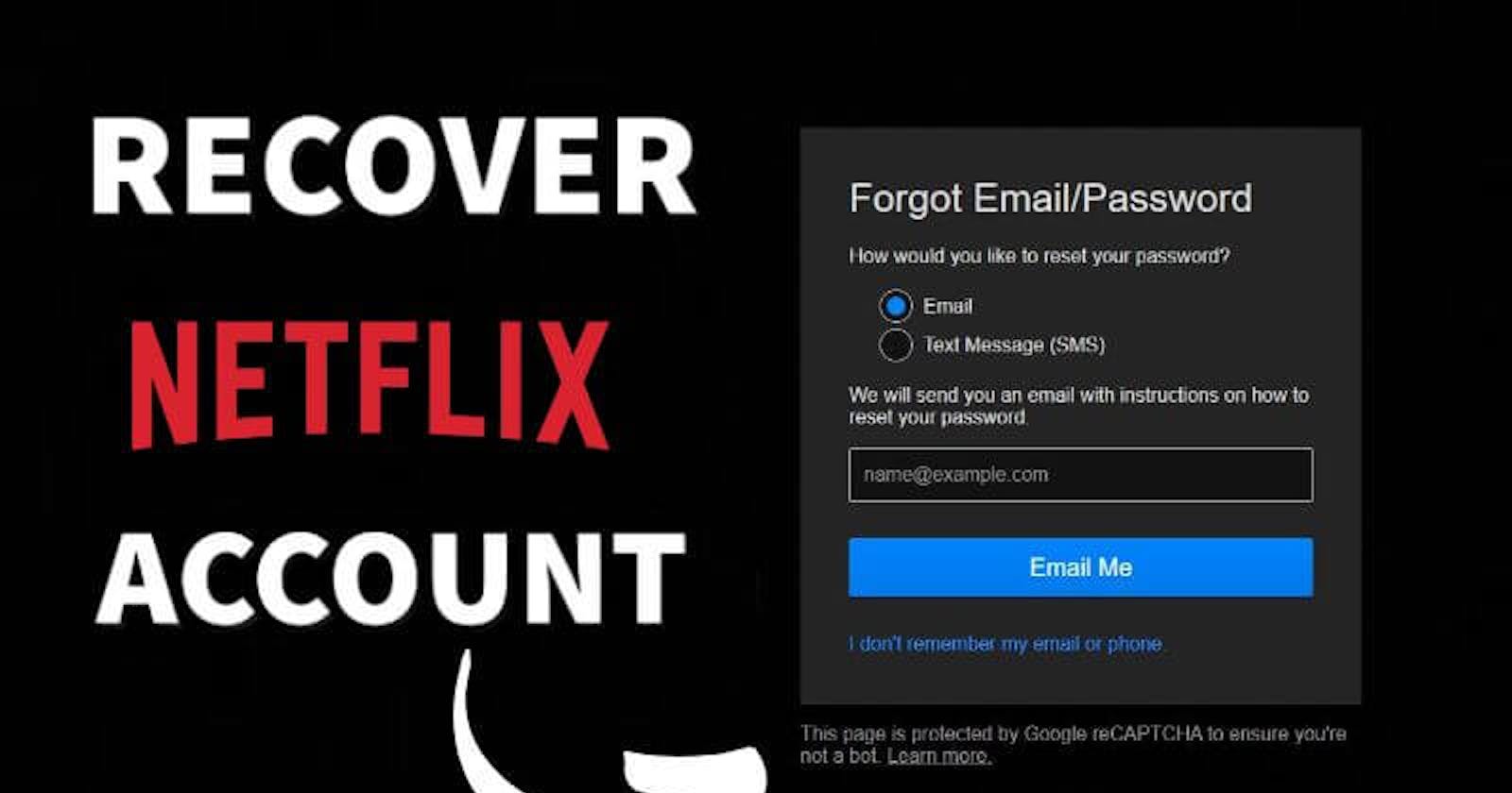 How to Recover Your Netflix Password