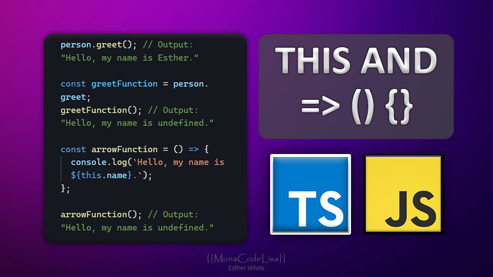 This keyword with Arrow Functions => Simple & Code Examples