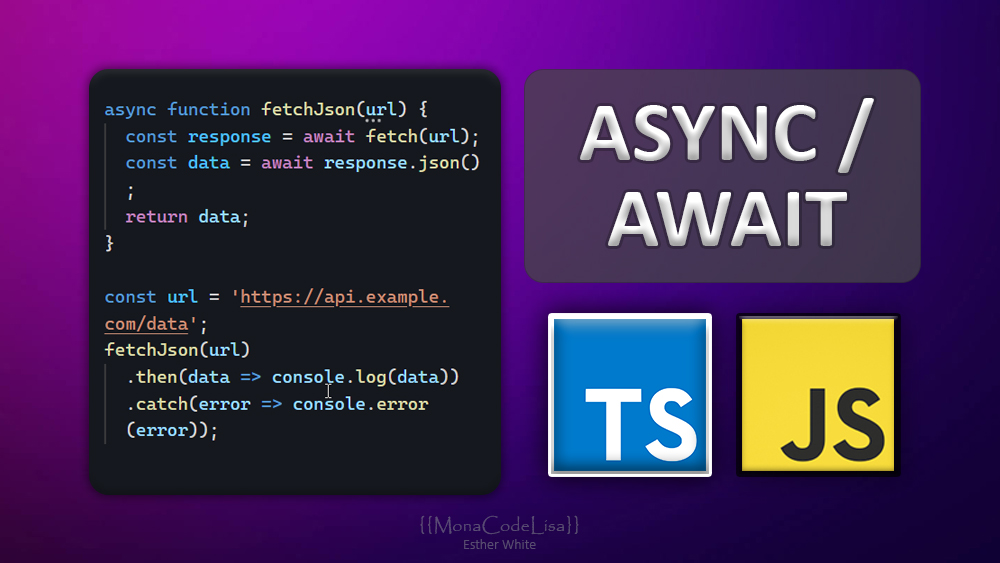 Async / Await in JavaScript and TypeScript - Simple & Code Example