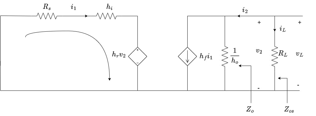 H-parameter Model Using Bjt To Find Voltage Gain, Current Gain, Input 