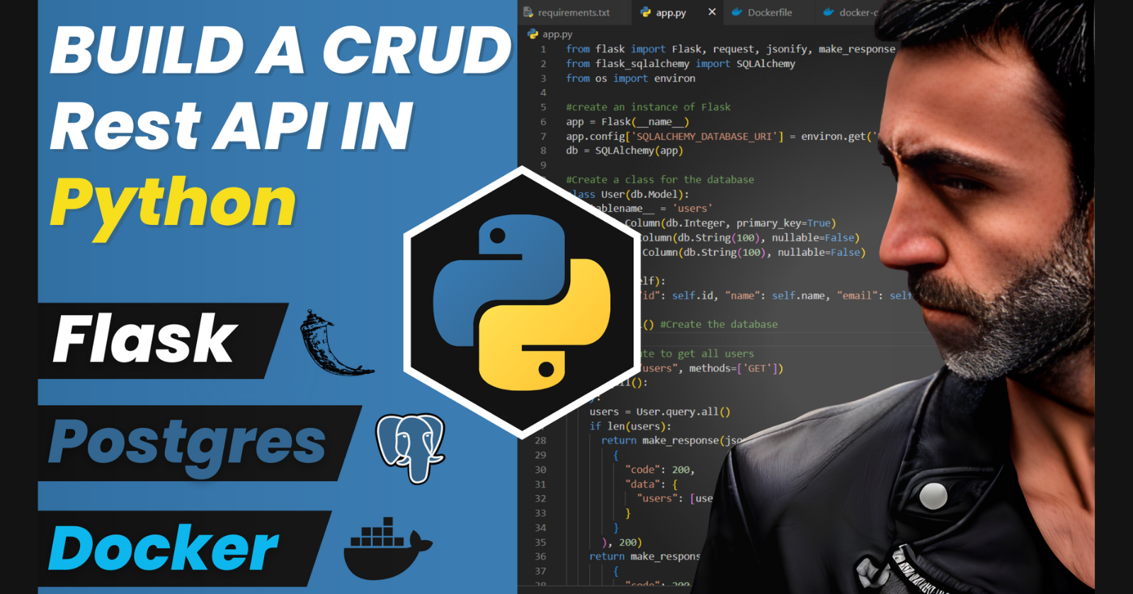 Python CRUD Rest API In Python Using Flask, SQLAlchemy, Postgres ...