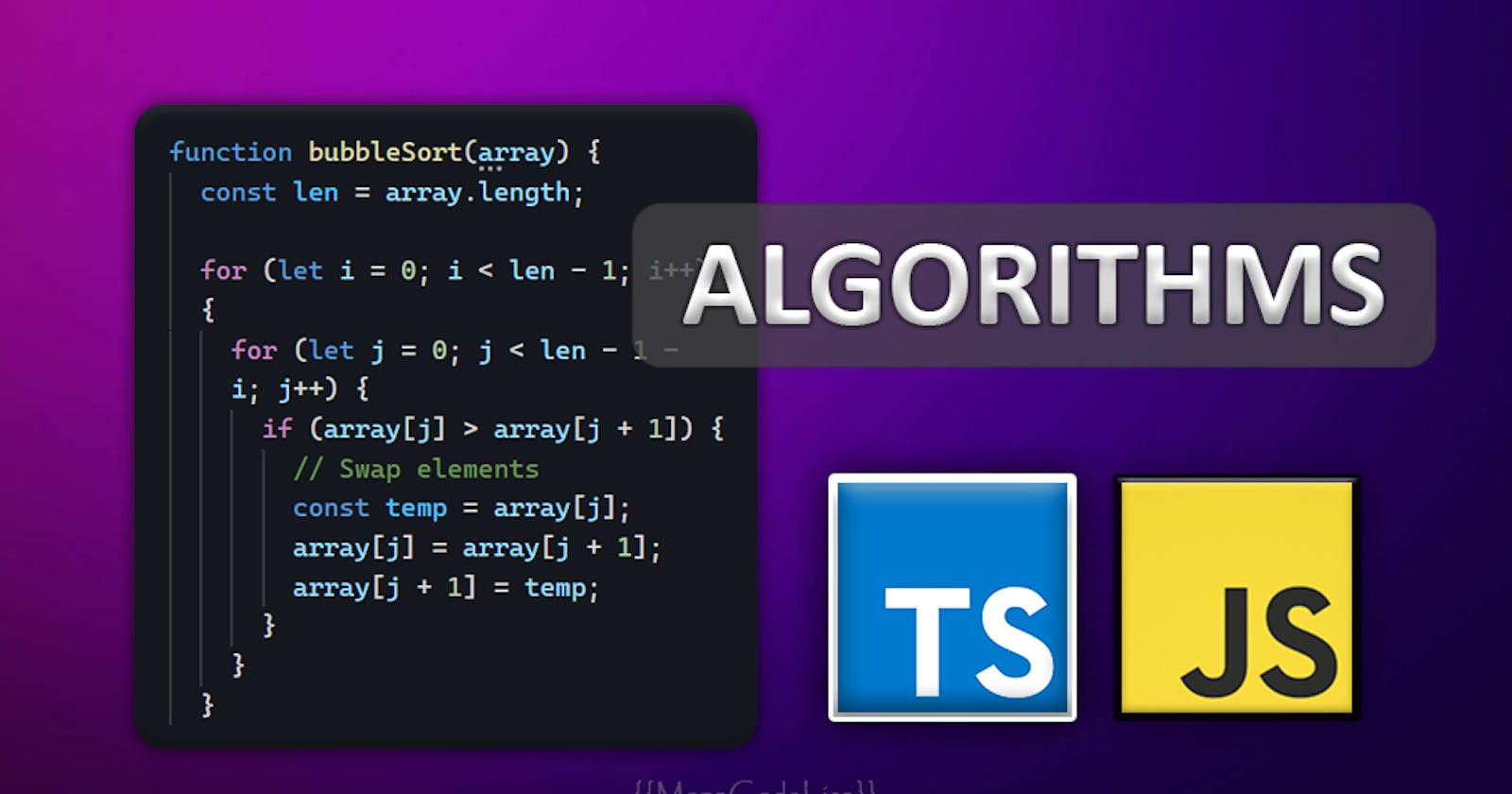 Algorithms in JavaScript & TypeScript - Simple & Code Examples