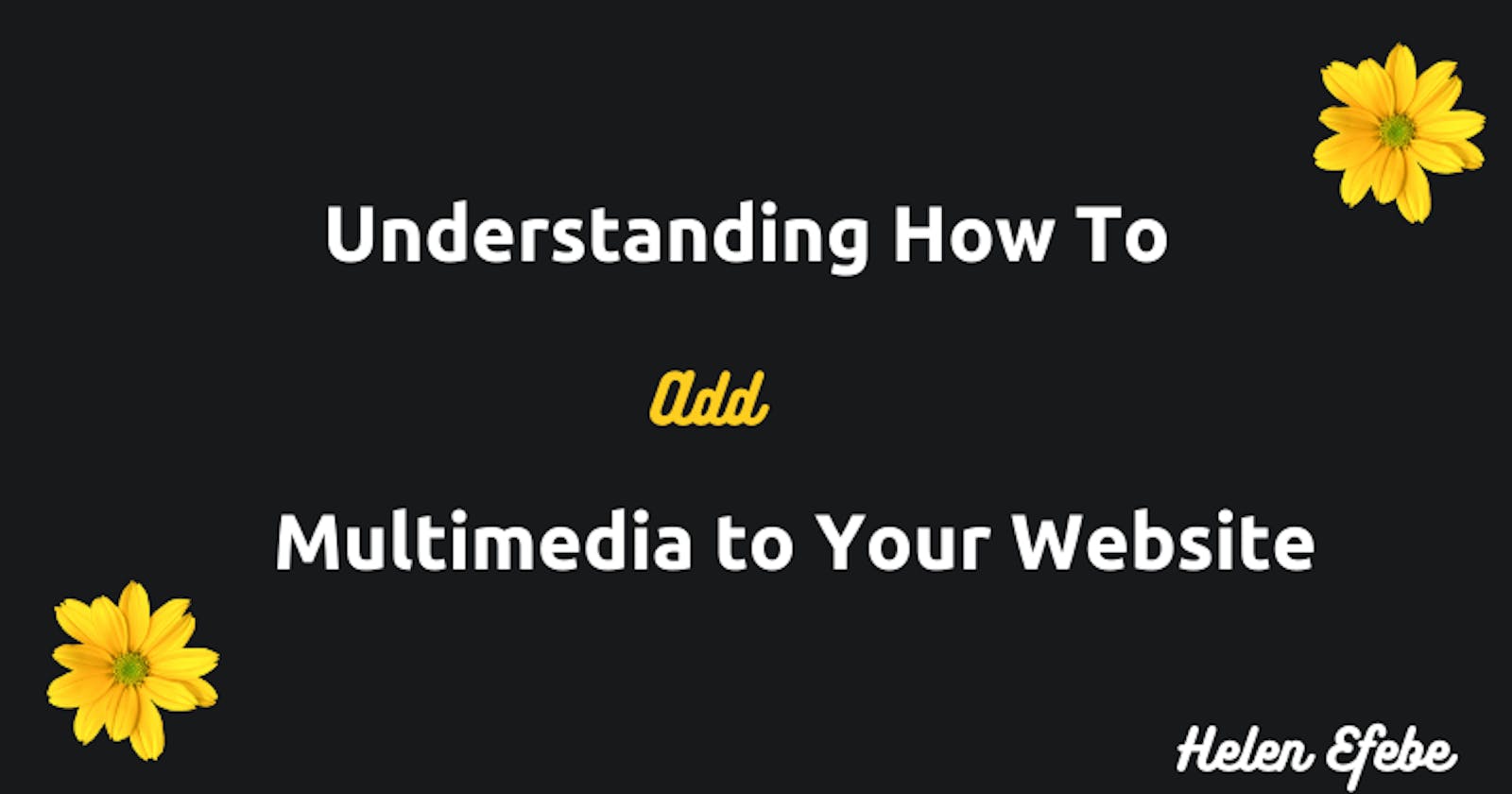 Understanding How To Add Multimedia to Your Website