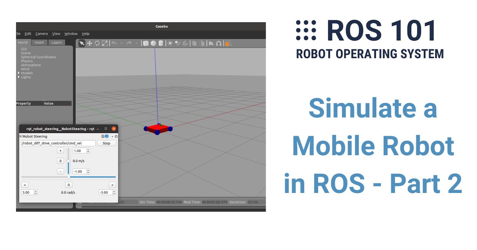 11. Simulate a Mobile Robot in ROS - Part 2