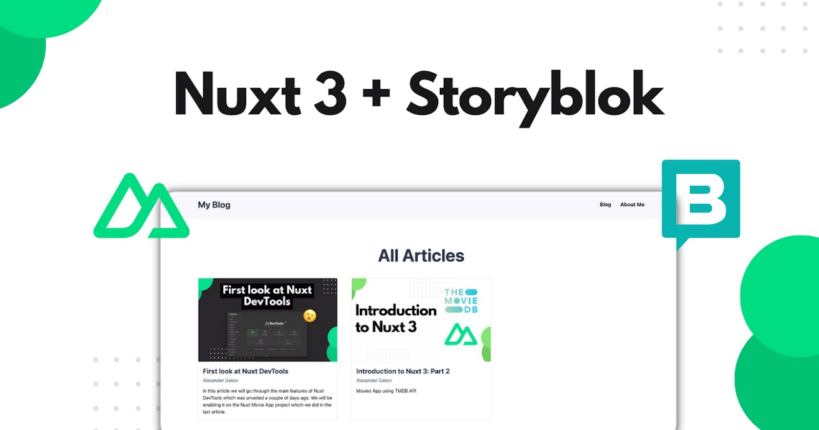 Build a blog with Nuxt 3 + Storyblok