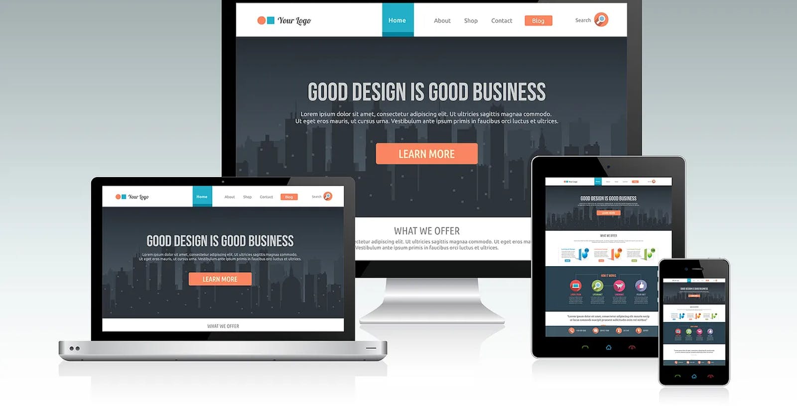 Responsive web design and how to create mobile-first websites