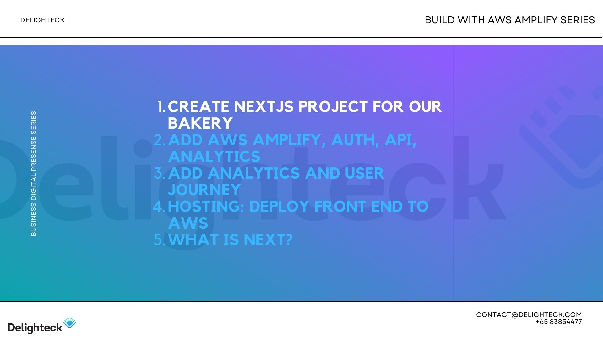 Create nextjs project for a dummy bakery