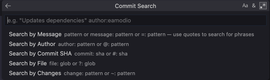 Commit Search