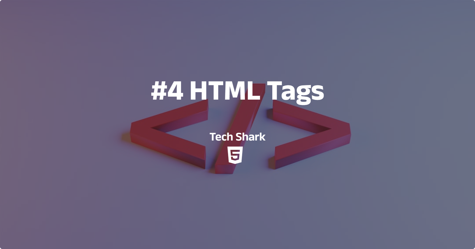 Html Tagg #4 HTML