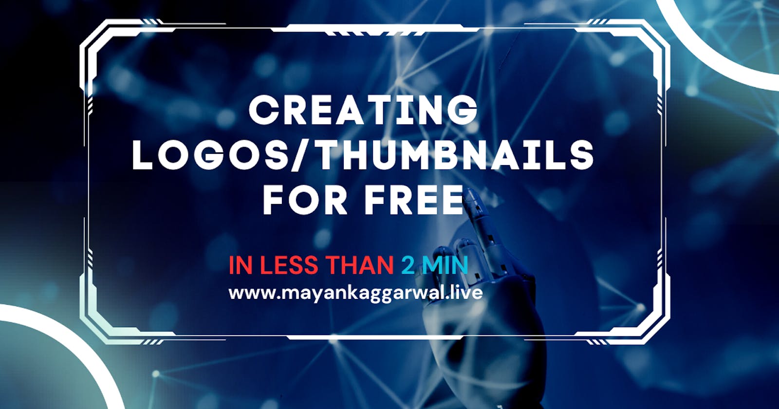 Create Thumbnails/logos in 2 min for Free!!