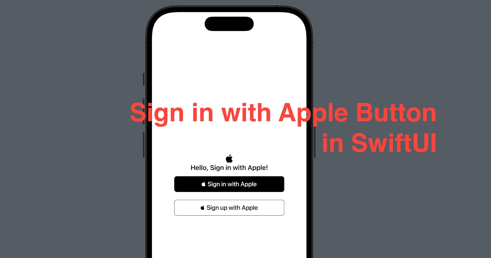 Add Sign in with Apple to your app
