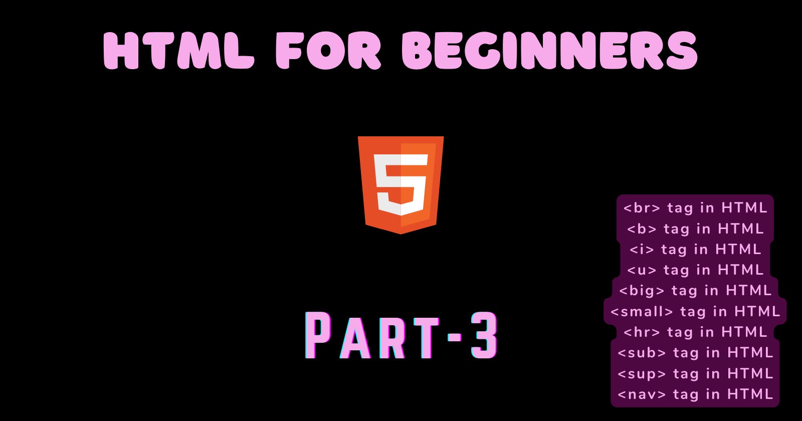 HTML for Beginners! Part 3 🚀