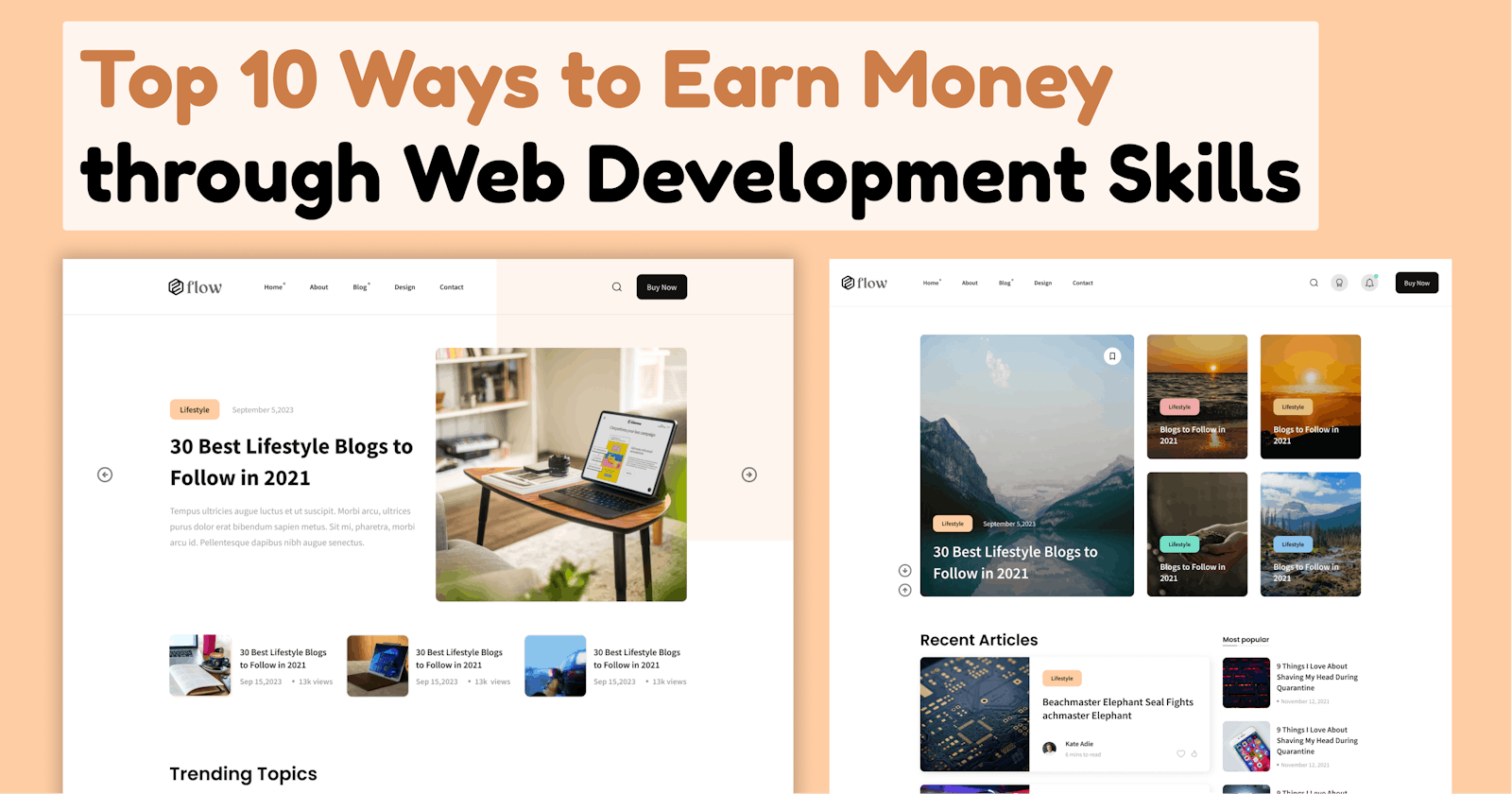 Top 10 Ways to Earn Money through Web Development Skills