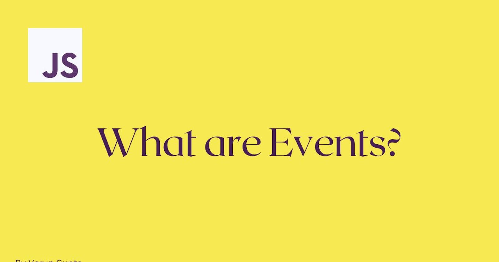 Events in JS