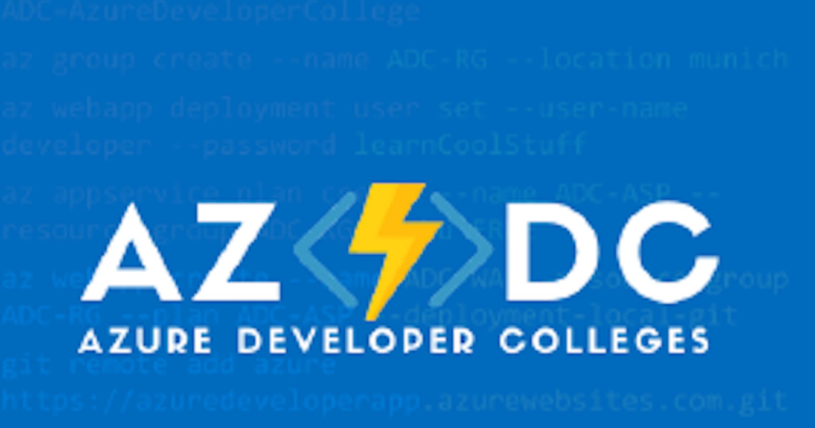 Azure Developer College