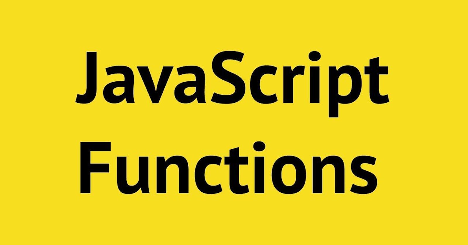 JavaScript Functions & Operators