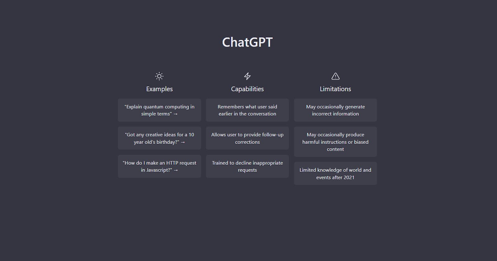 A Beginner's Guide to ChatGPT : The Do's and Don'ts