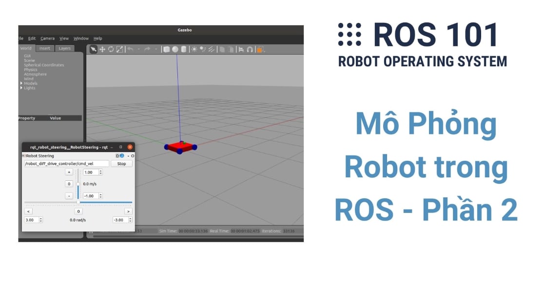 Mô phỏng robot di động trong ROS - Robot Operating System