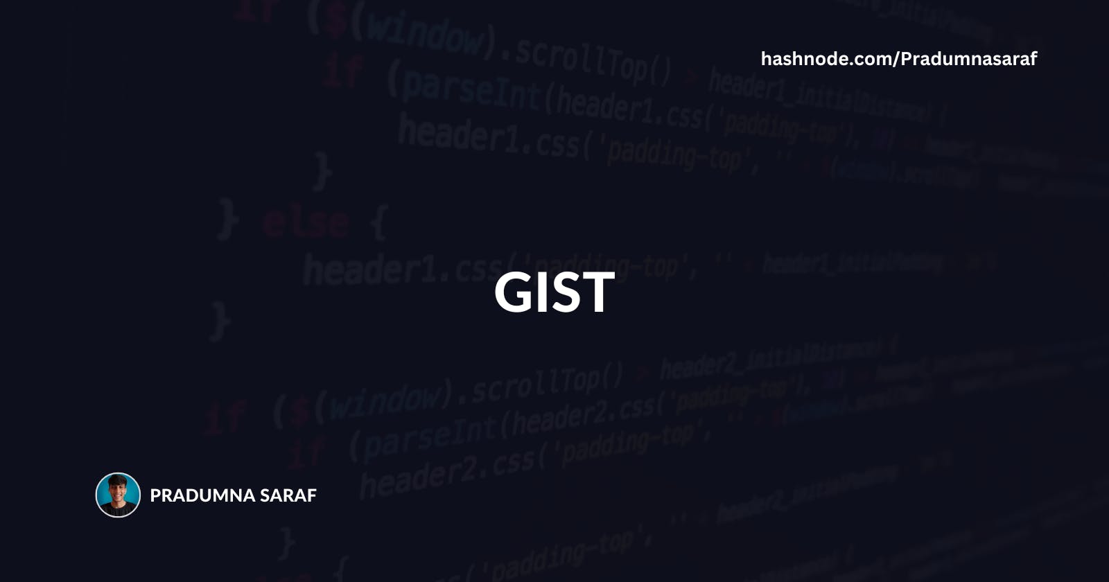 Gist in GitHub