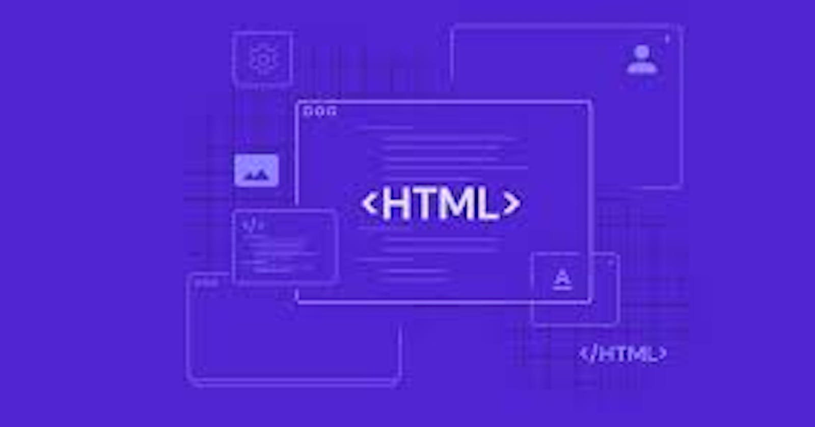 Types of Elements in HTML.