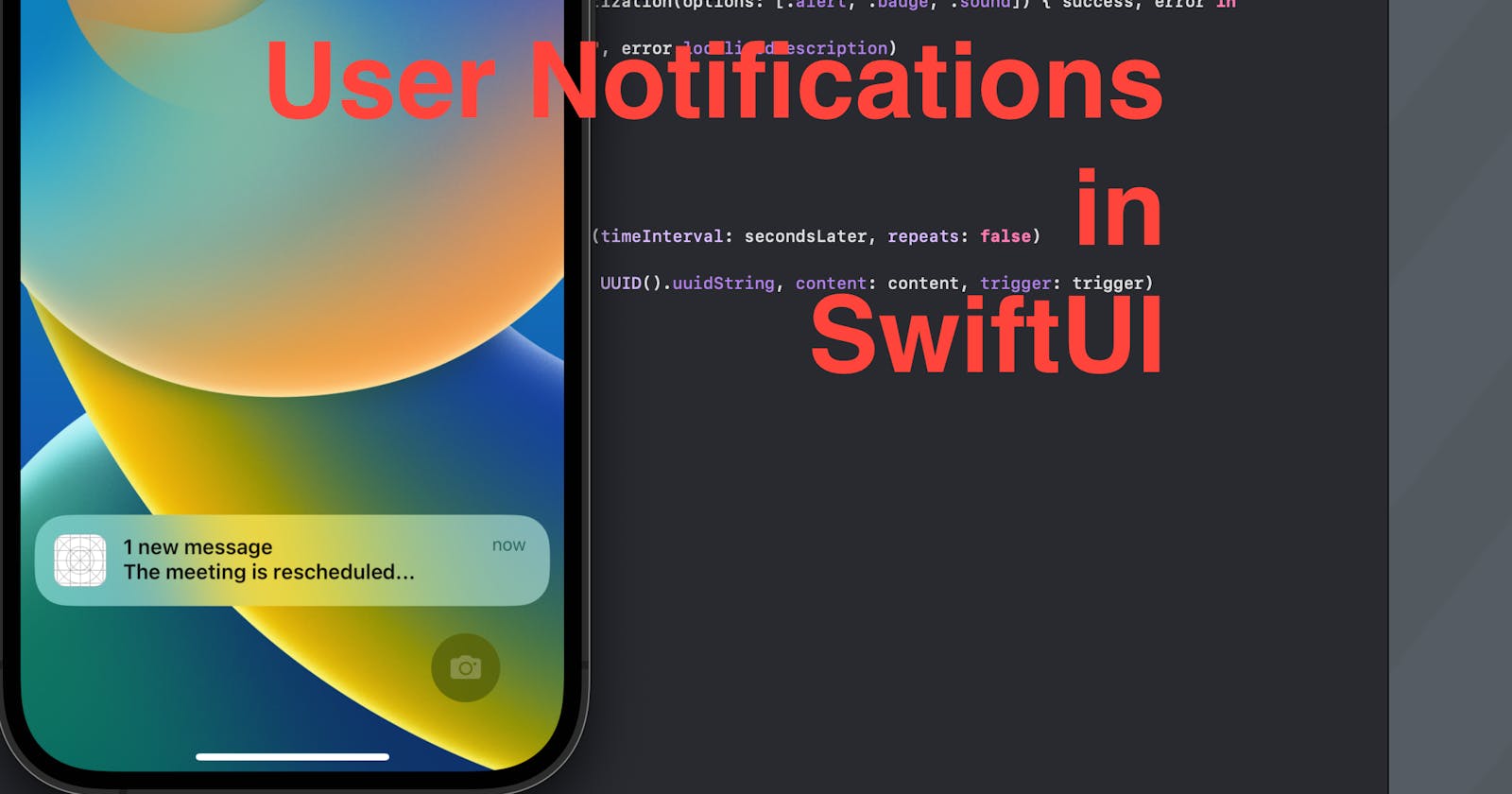 User Notifications in SwiftUI