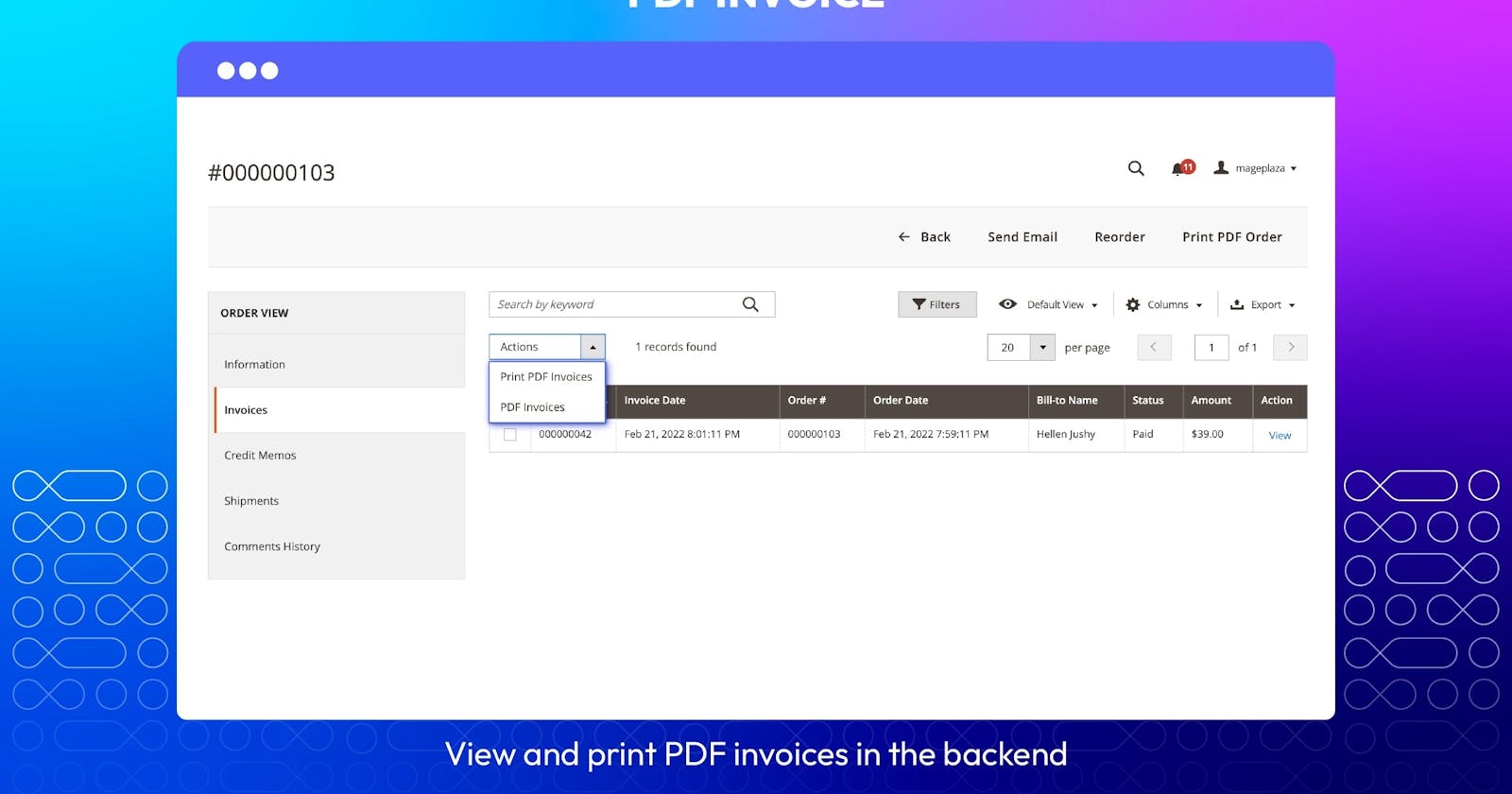 Streamline Your Invoicing Process with Magento 2 PDF Invoice