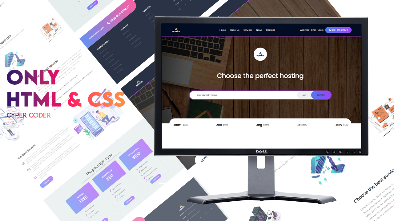 New Web Design Using HTML & CSS