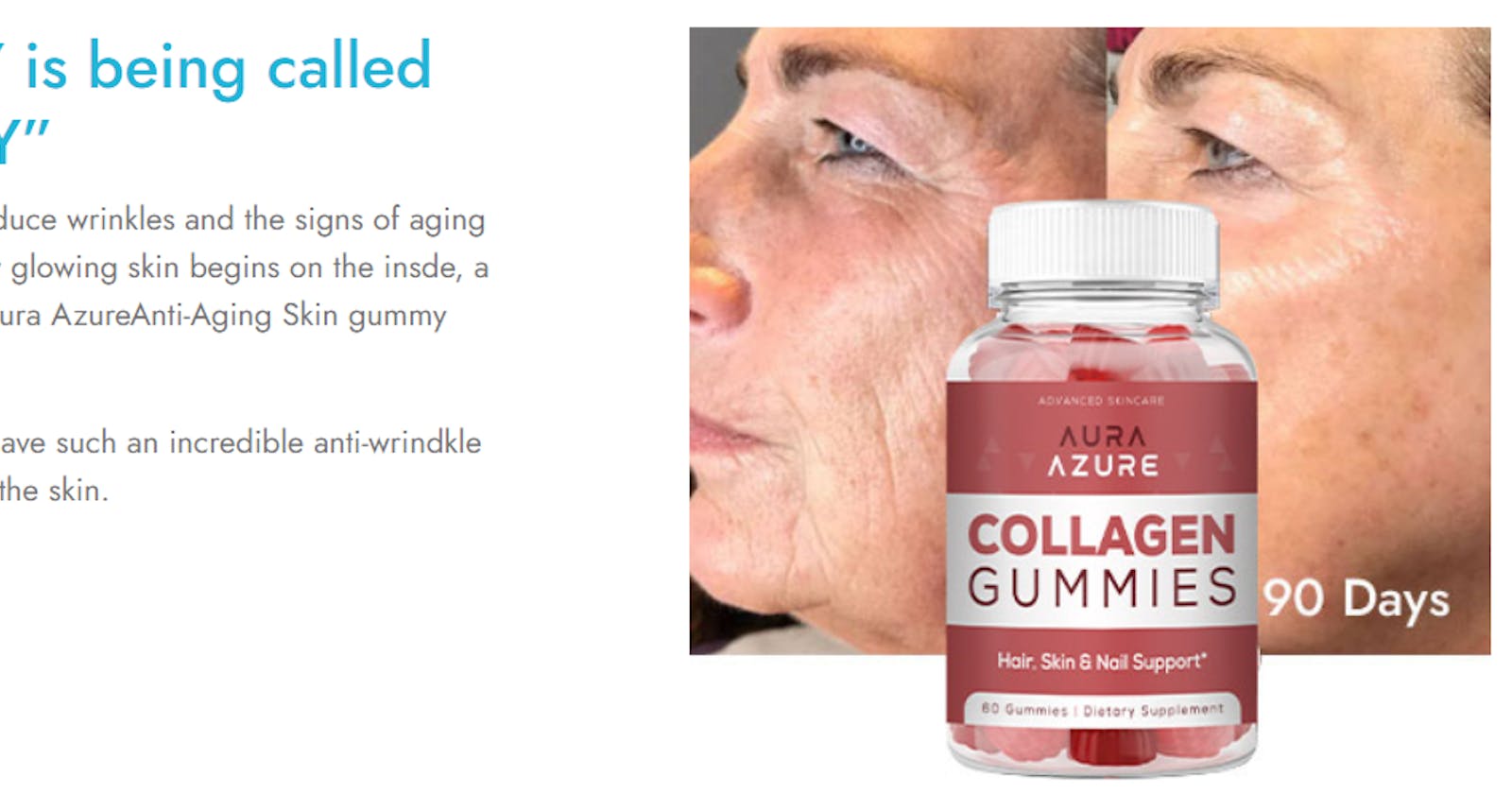 Enhance Your Beauty Routine with Aura Azure Collagen Gummies!