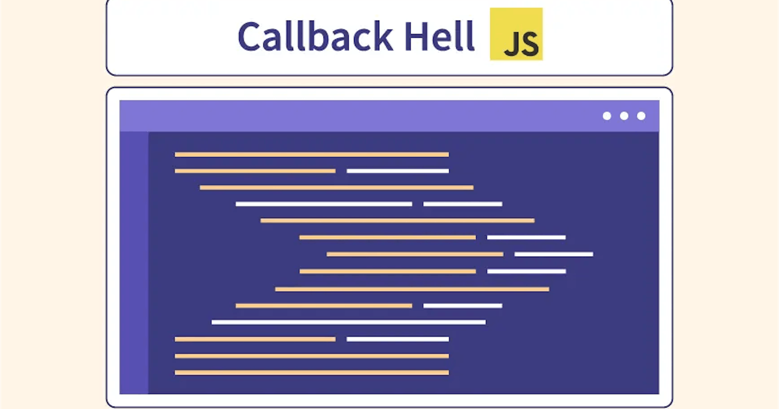 Callback Hell(Pyramid of the Doom):