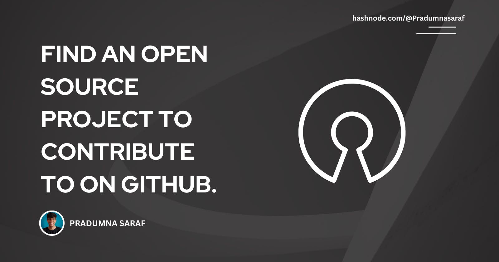 Find an Open Source project to contribute to on GitHub