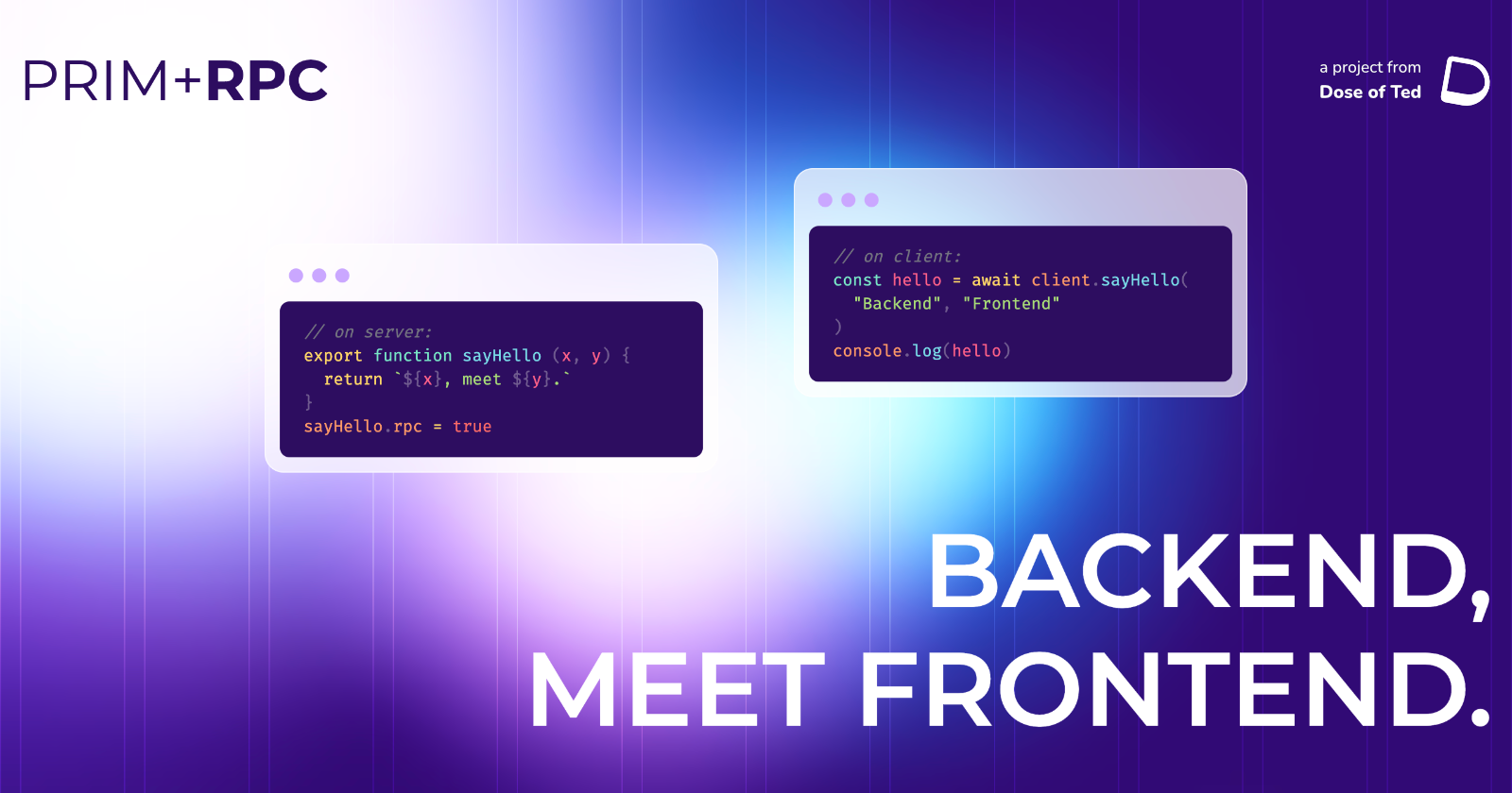 Popular Rpc Frameworks Proper RPC with Prim+RPC