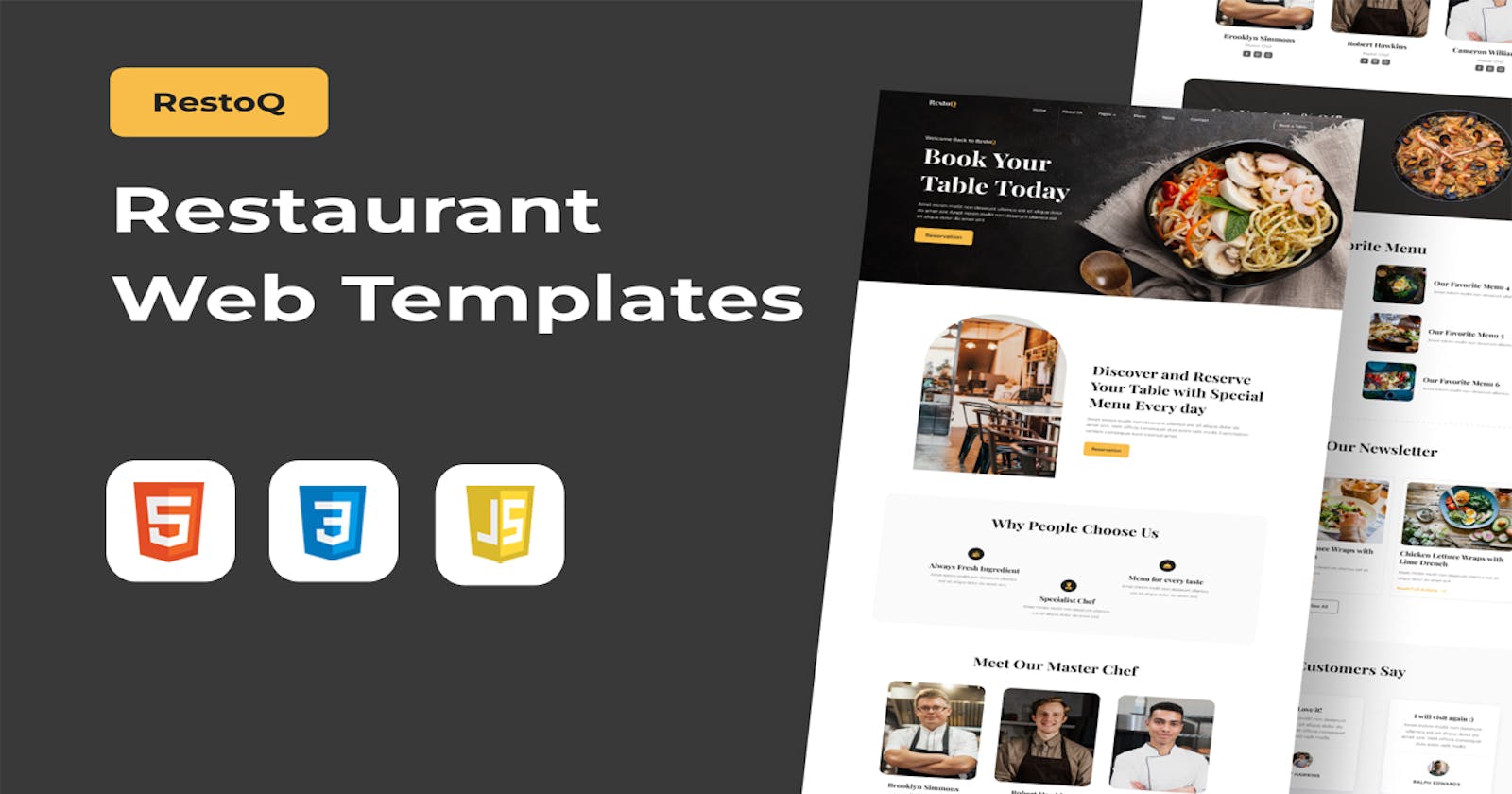Create a Stunning Restaurant Website from Scratch with HTML, CSS, and JavaScript
