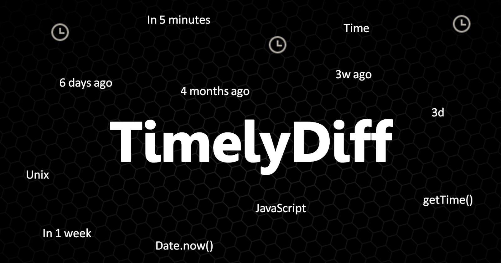 How to convert timestamps into human-readable time differences in JavaScript.