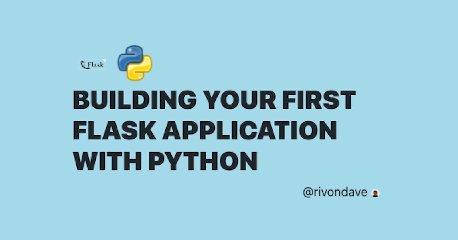 Building your First Flask Application with python