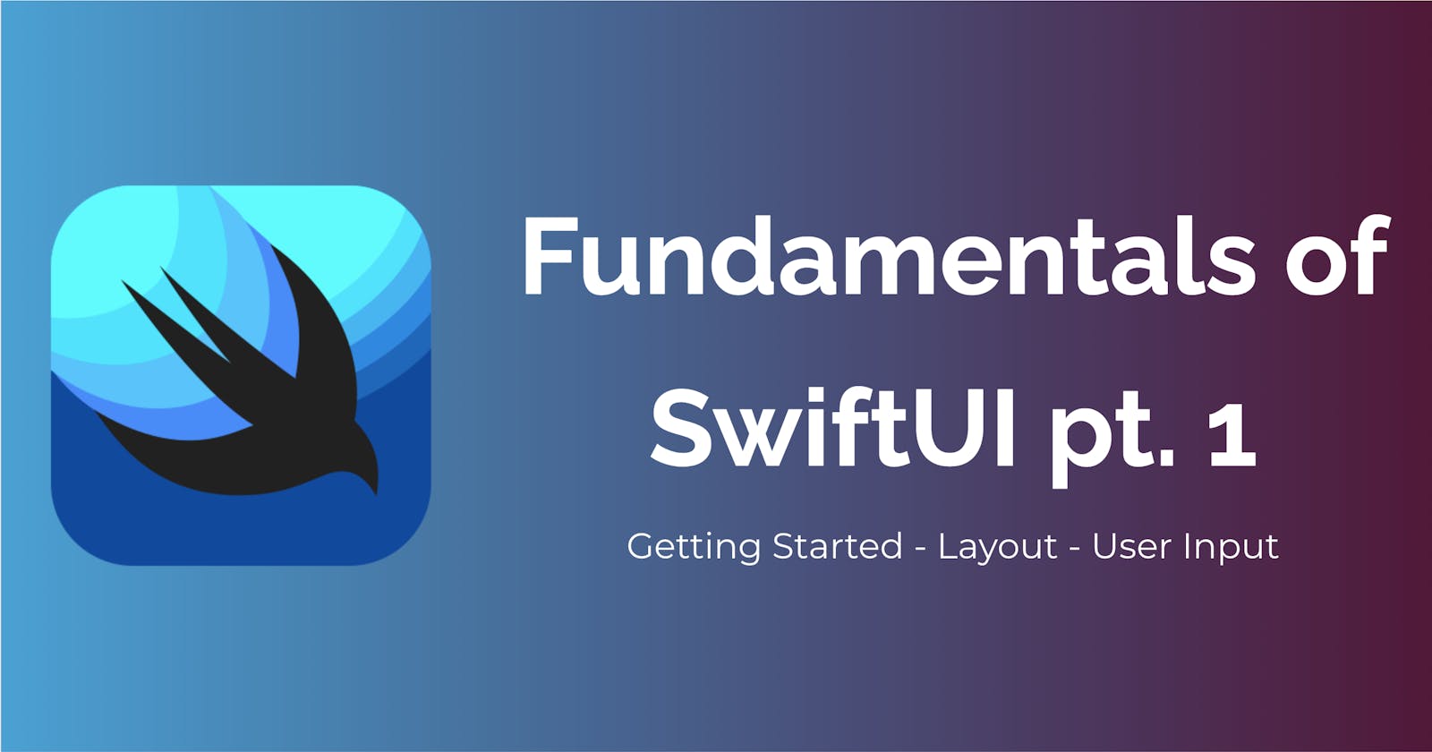 Understanding the fundamentals of SwiftUI for iOS development pt.1