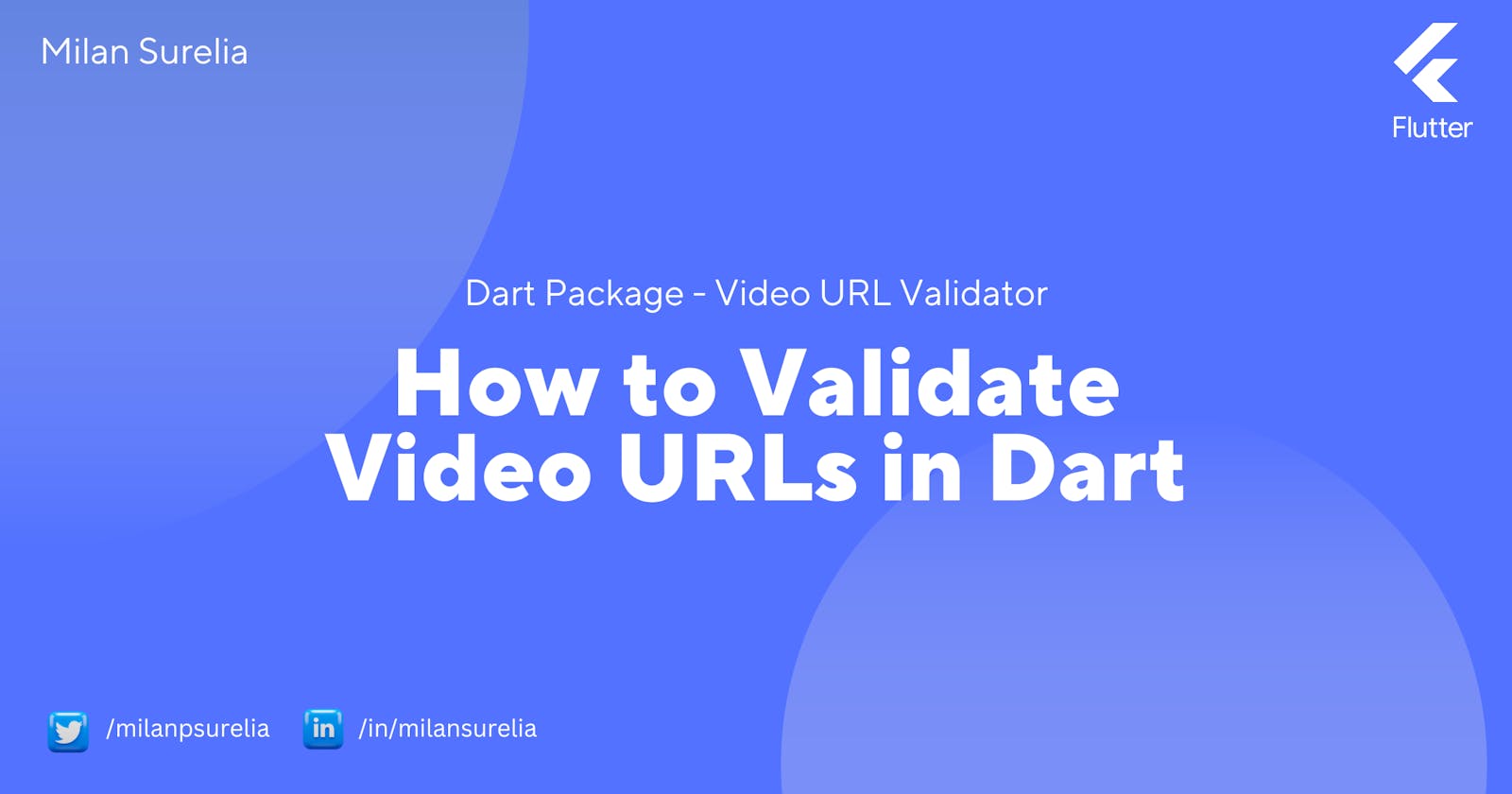 How to validate Video URLs in Dart?