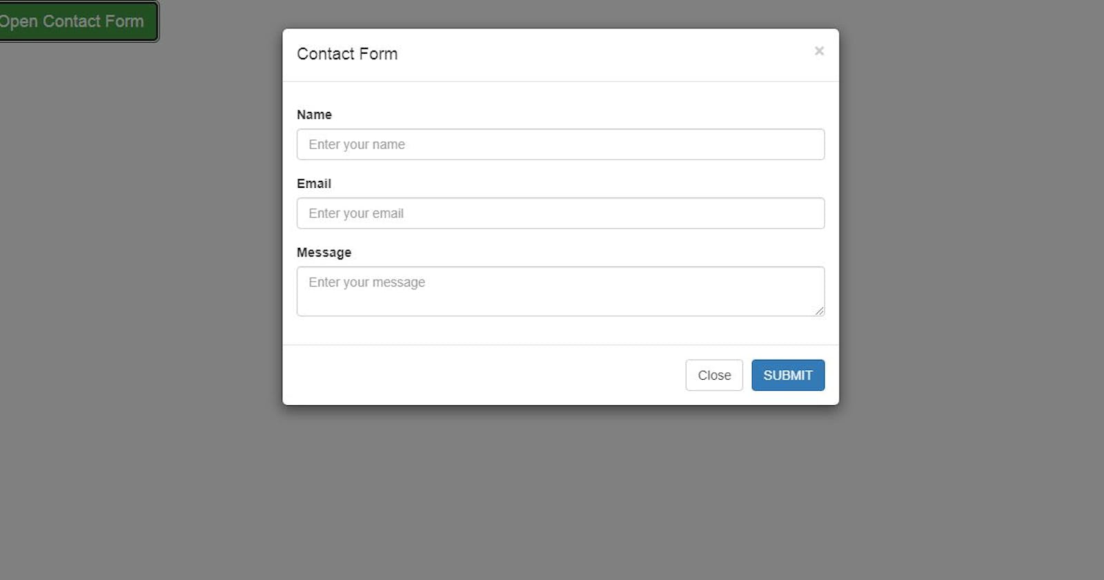 Integrate  Bootstrap Modal Popup Form and Submit  data to Email and MYSQL Database in PHP using Ajax