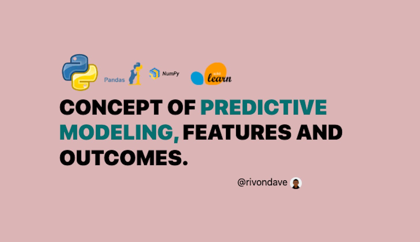 Concept of predictive modeling.